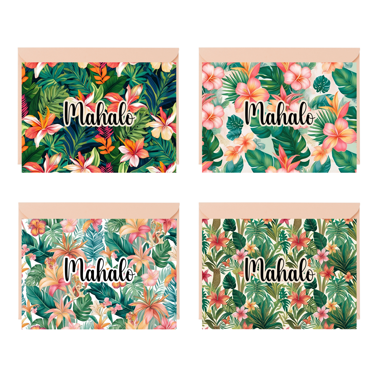 Tropical Mahalo Notecards