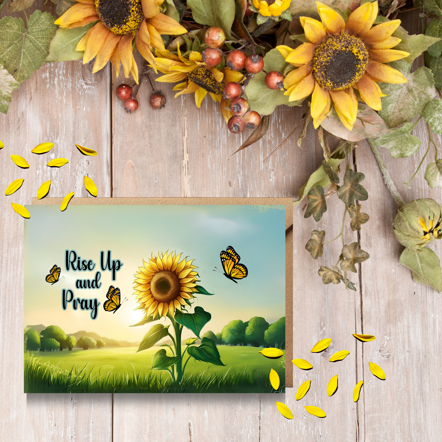 Faith & Sunflowers Greeting Card Set