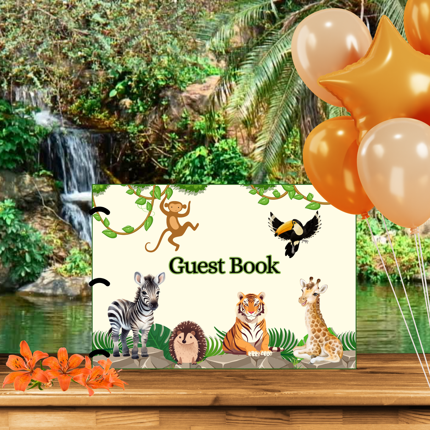 Safari Animals Birthday Party Pack