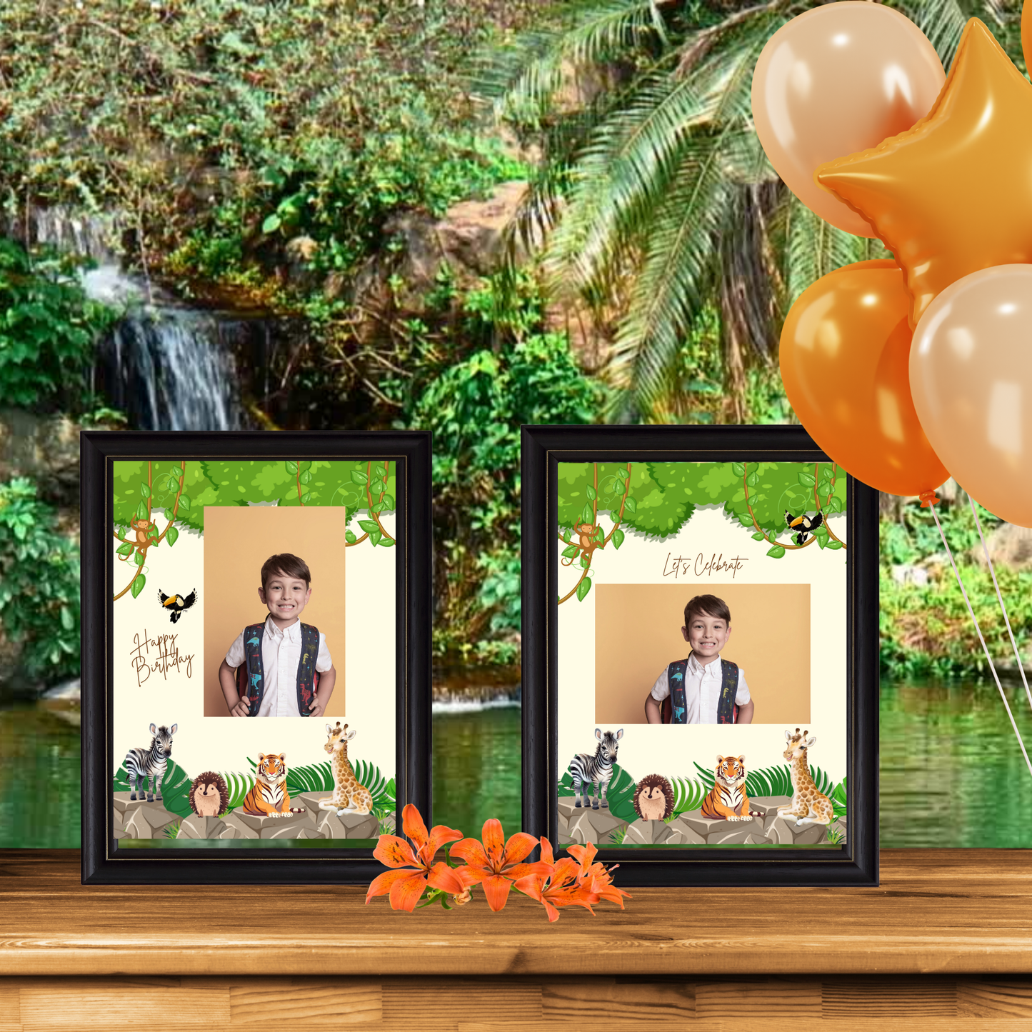 Safari Animals Birthday Party Pack