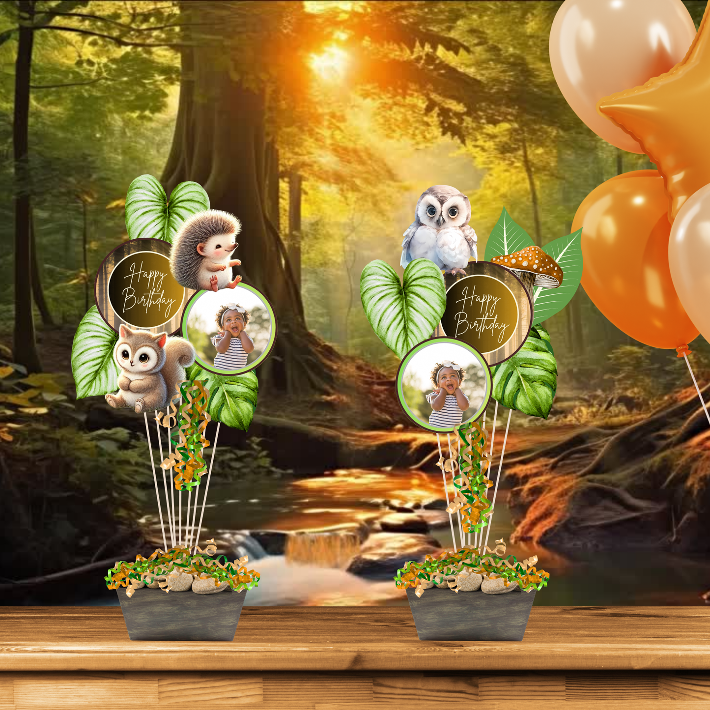 Woodland Animals Birthday Party Pack