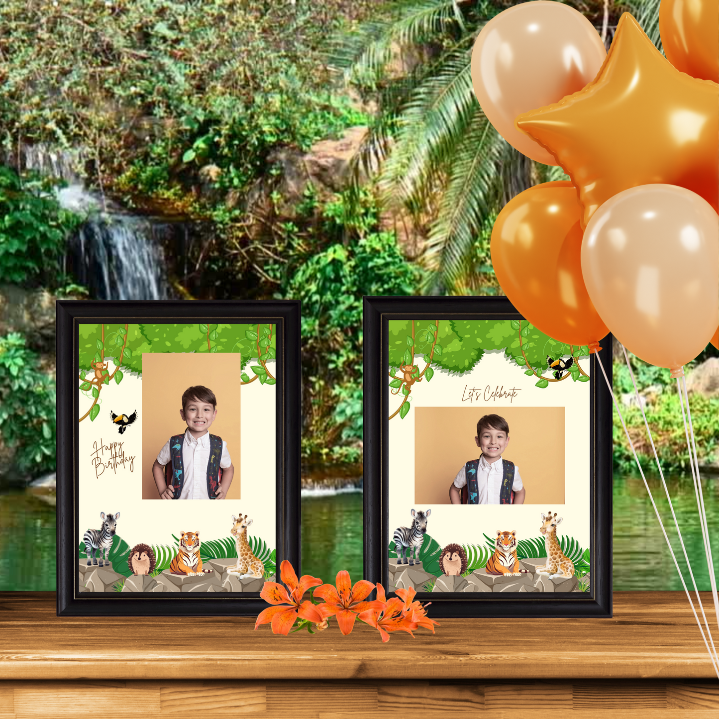 Safari Animals Birthday Party Pack