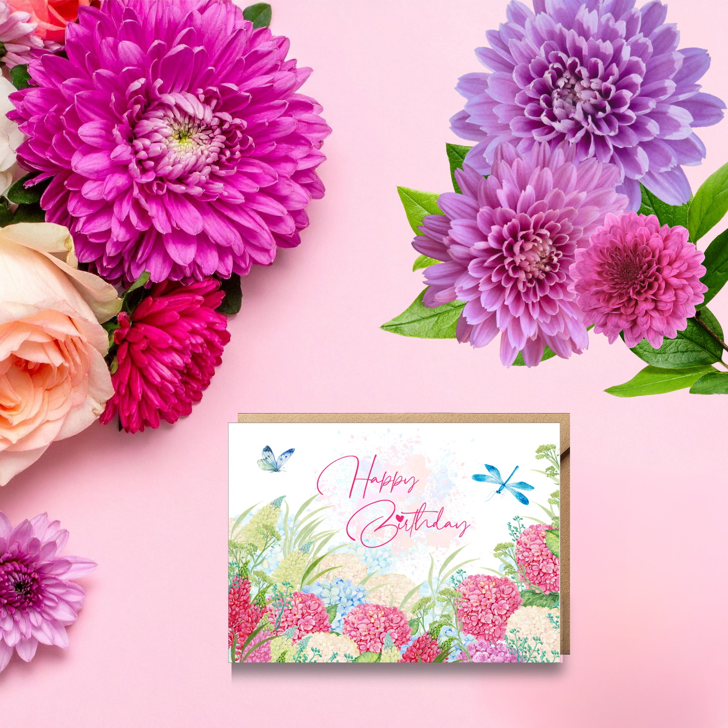 Garden Whispers Birthday Card Set