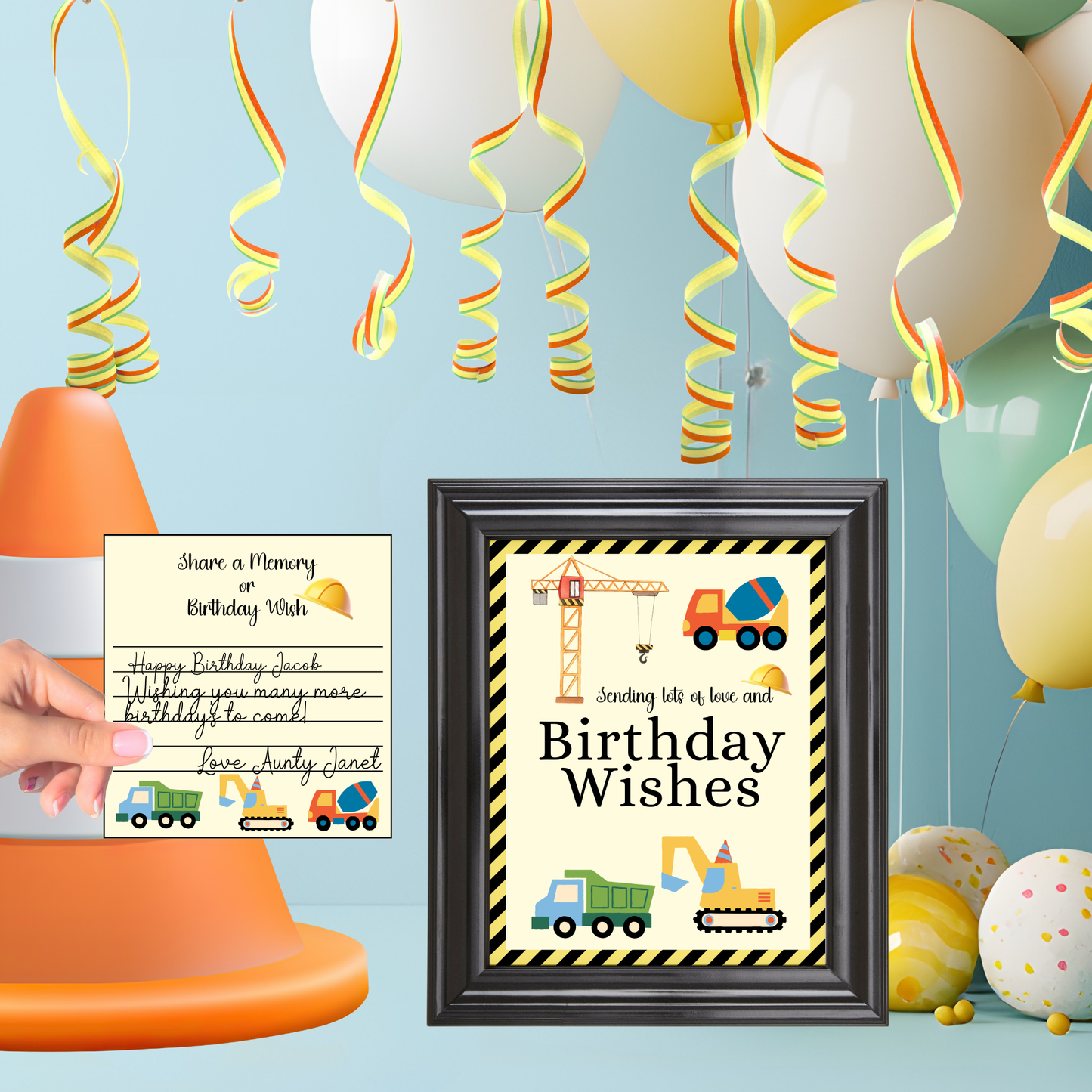 Little Builder Birthday Party Pack