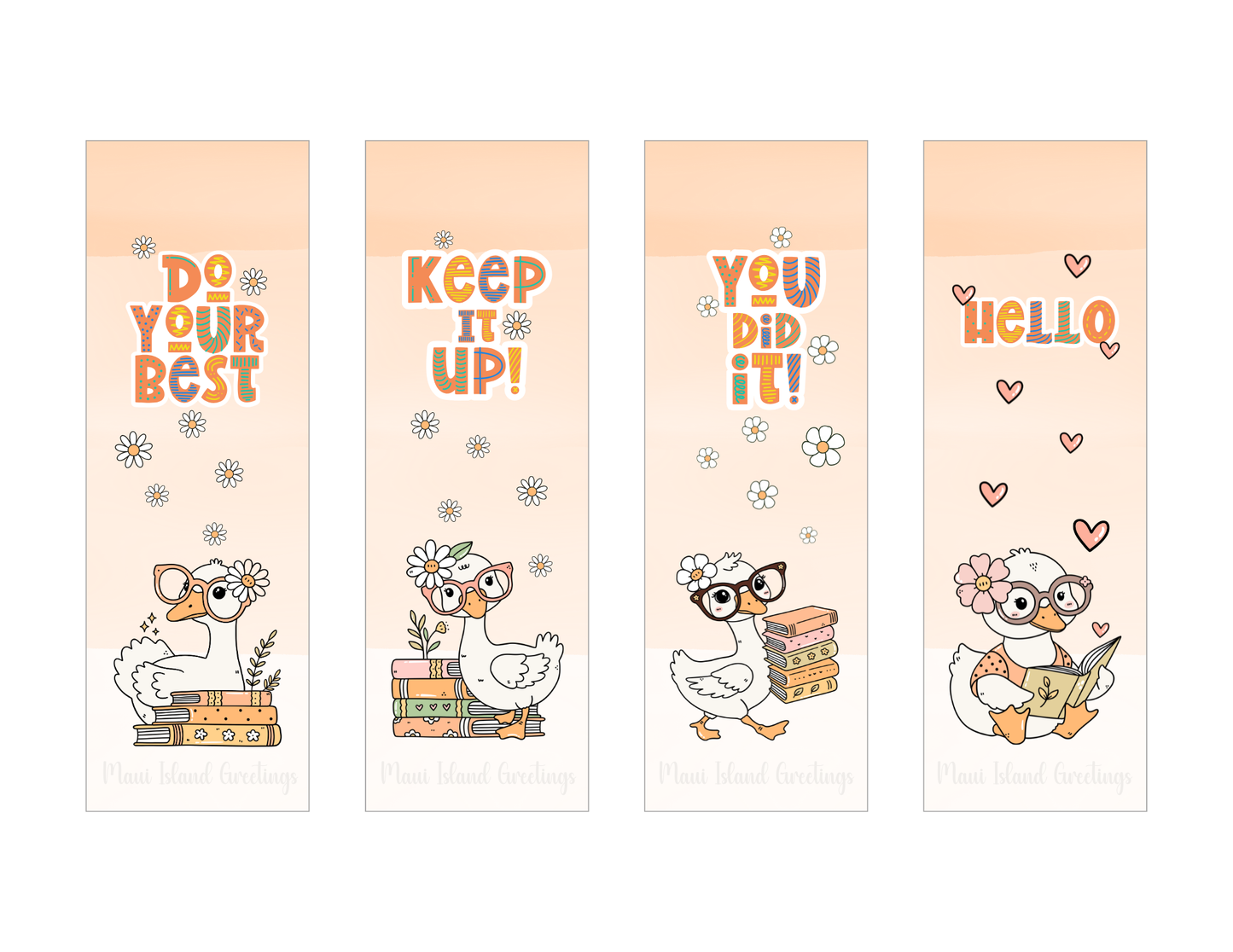 Encouraging Geese Bookmarks