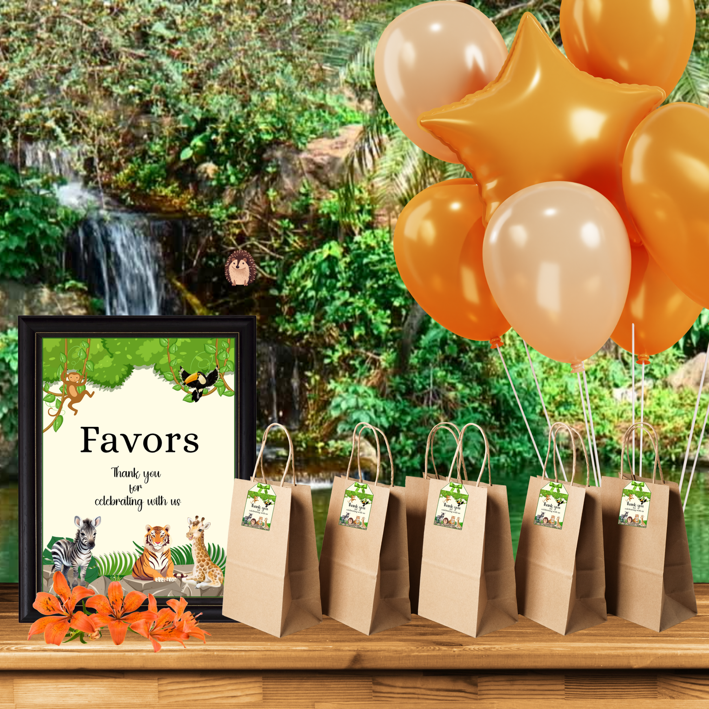 Safari Animals Birthday Party Pack