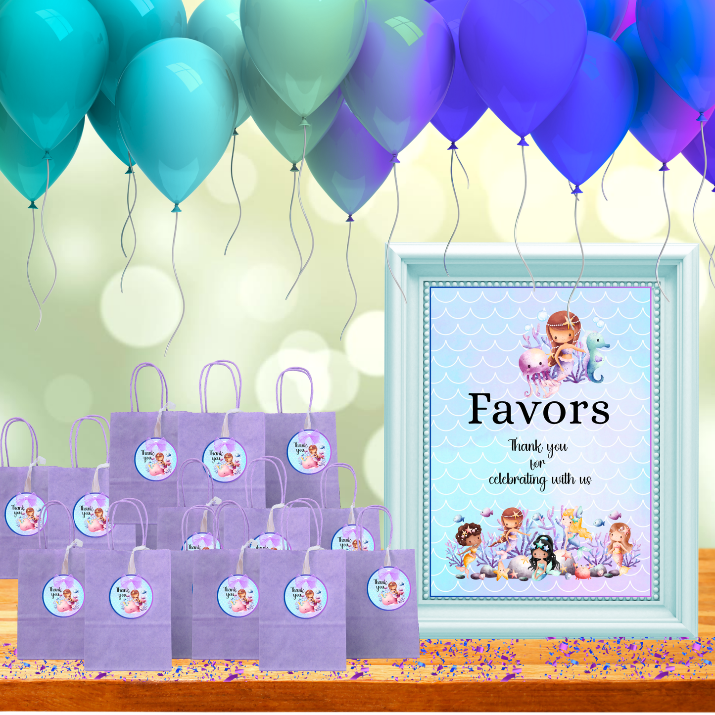 Mermaid Friends Party Pack
