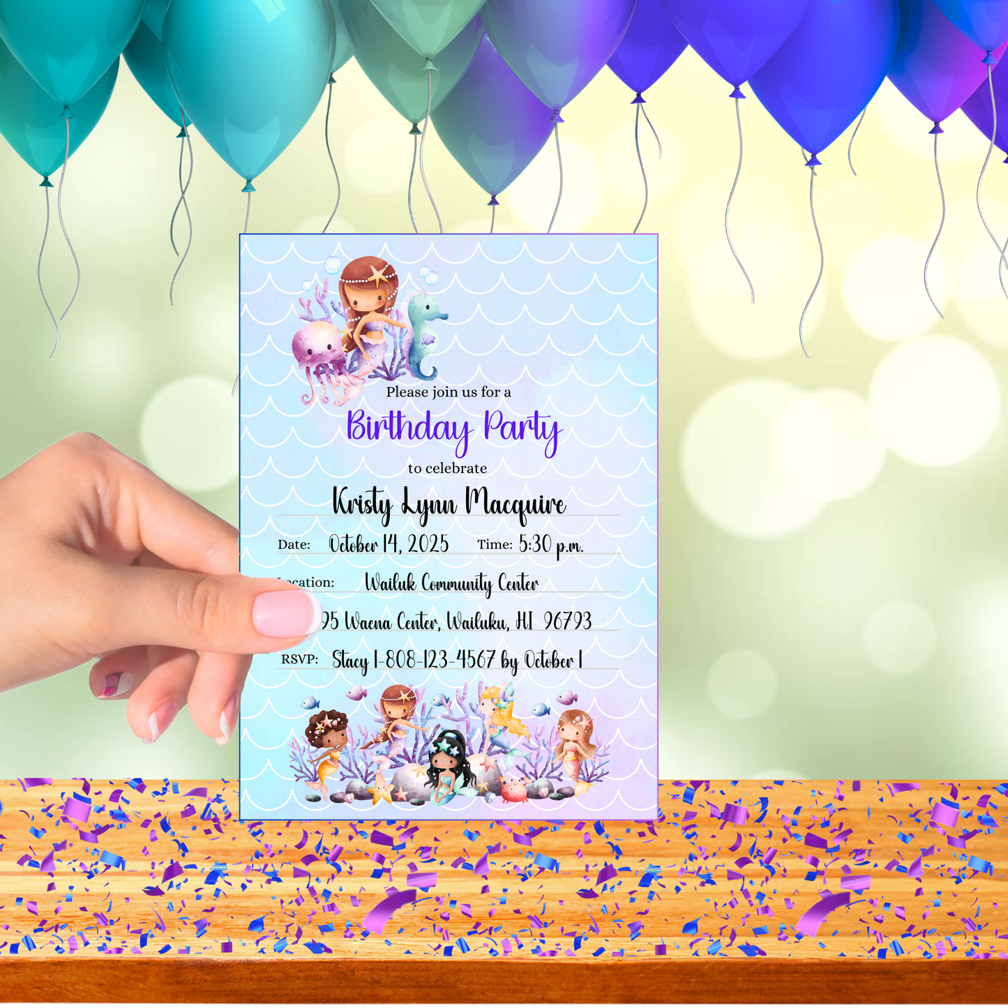 Mermaid Friends Party Pack