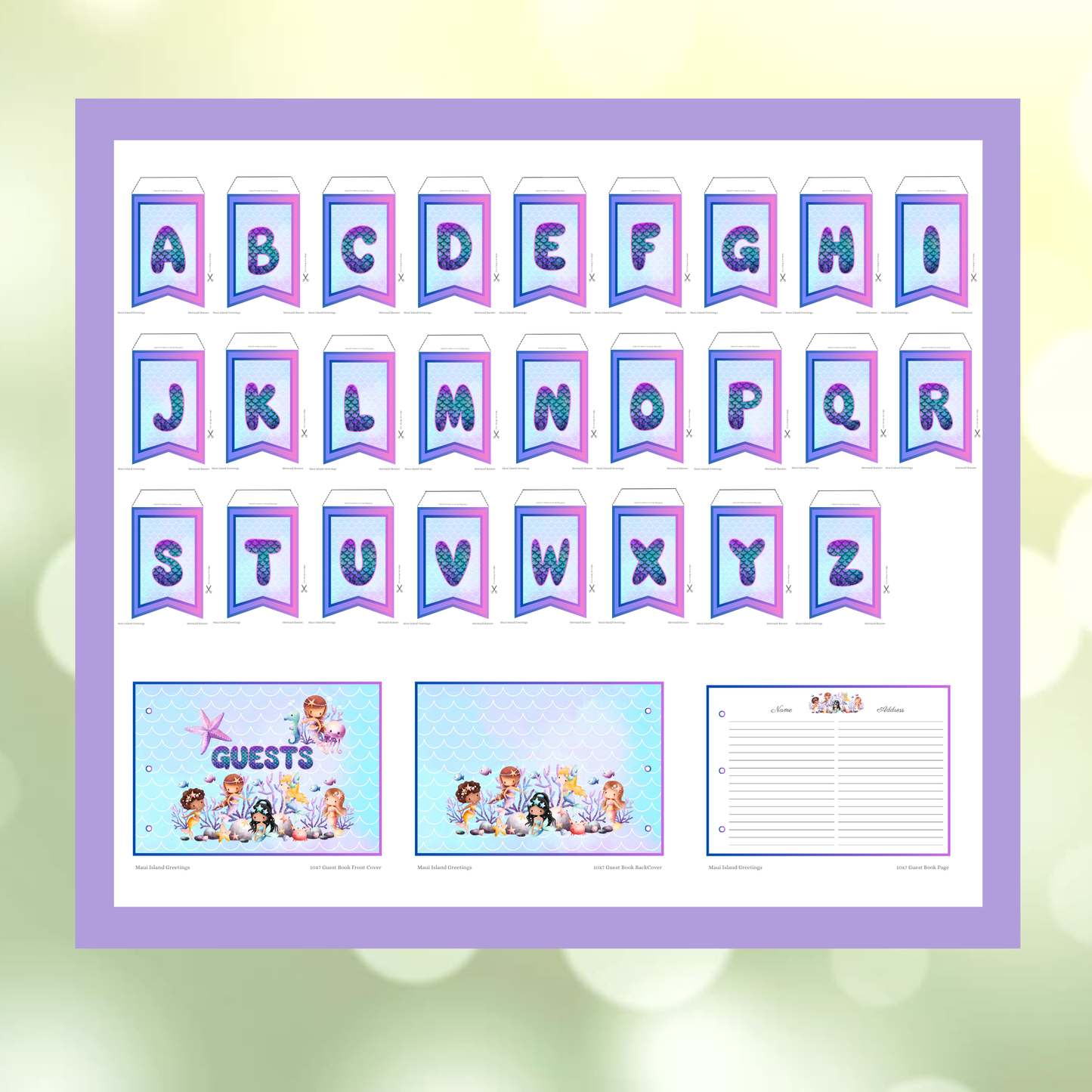 Mermaid Friends Party Pack