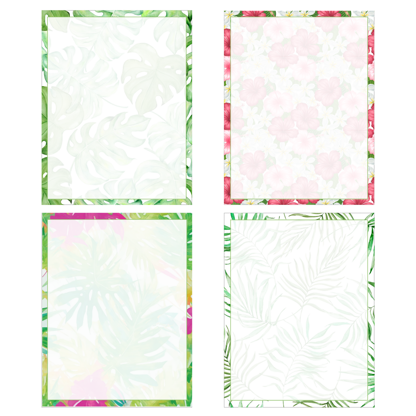 Tropical Escape Stationery Set