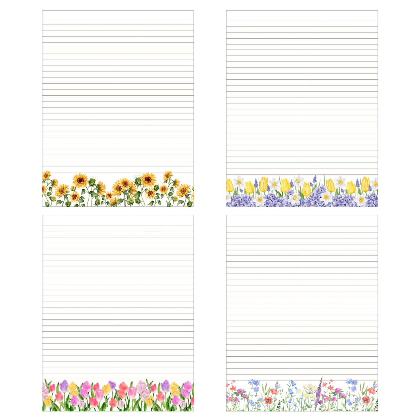 Wildflower Meadow Stationery Set