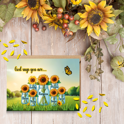 Faith & Sunflowers Greeting Card Set