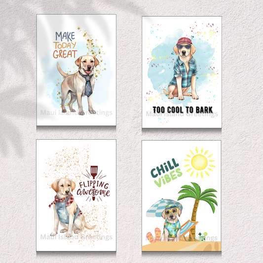 Labrador Life Greeting Card Set