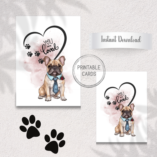 You Are Loved Greeting Card 2pc