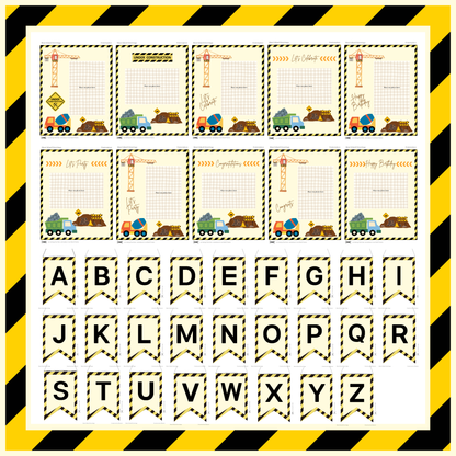 Little Builder Birthday Party Pack