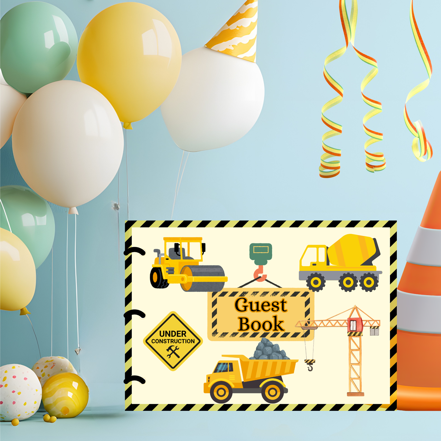 Construction Crew Birthday Party Pack