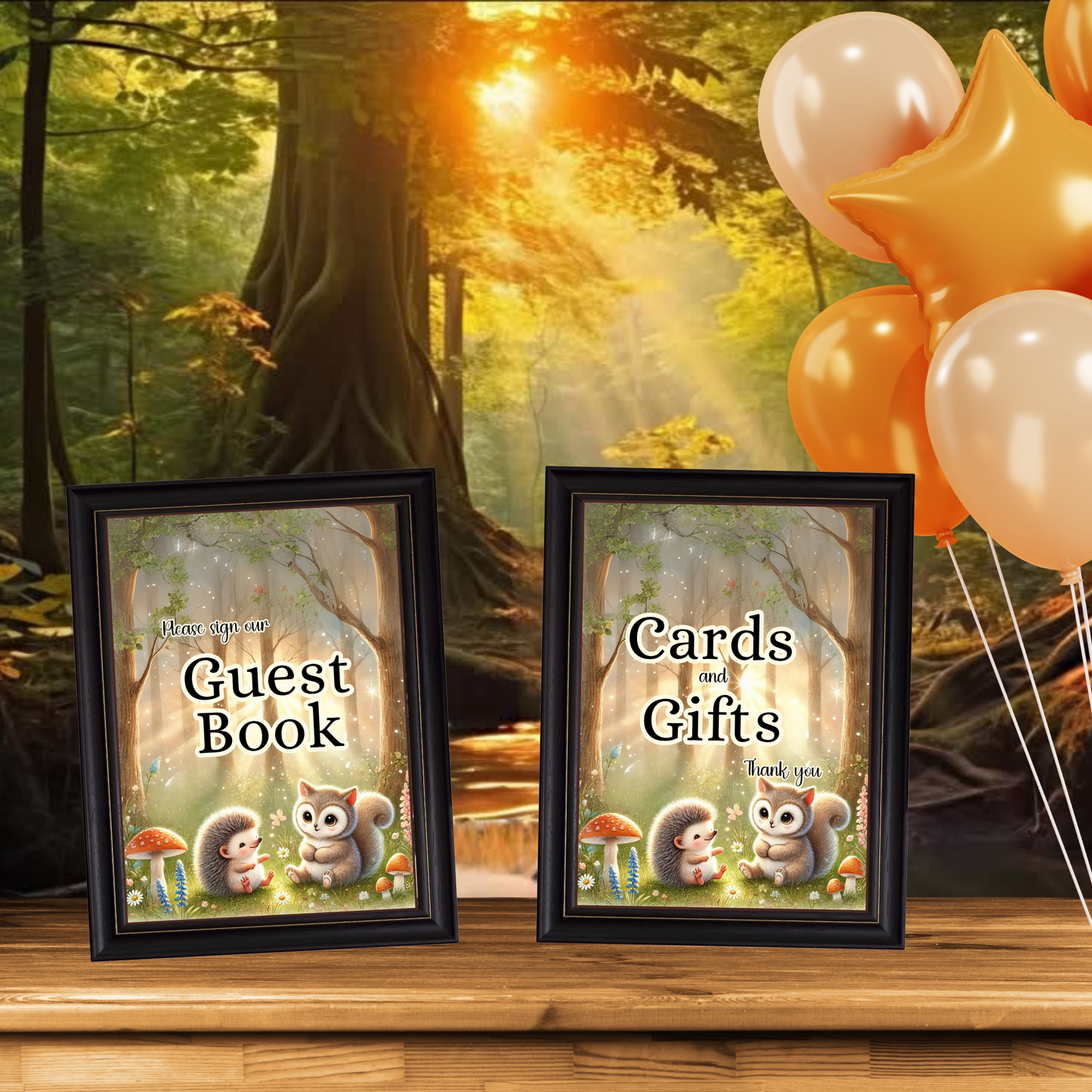 Woodland Animals Birthday Party Pack