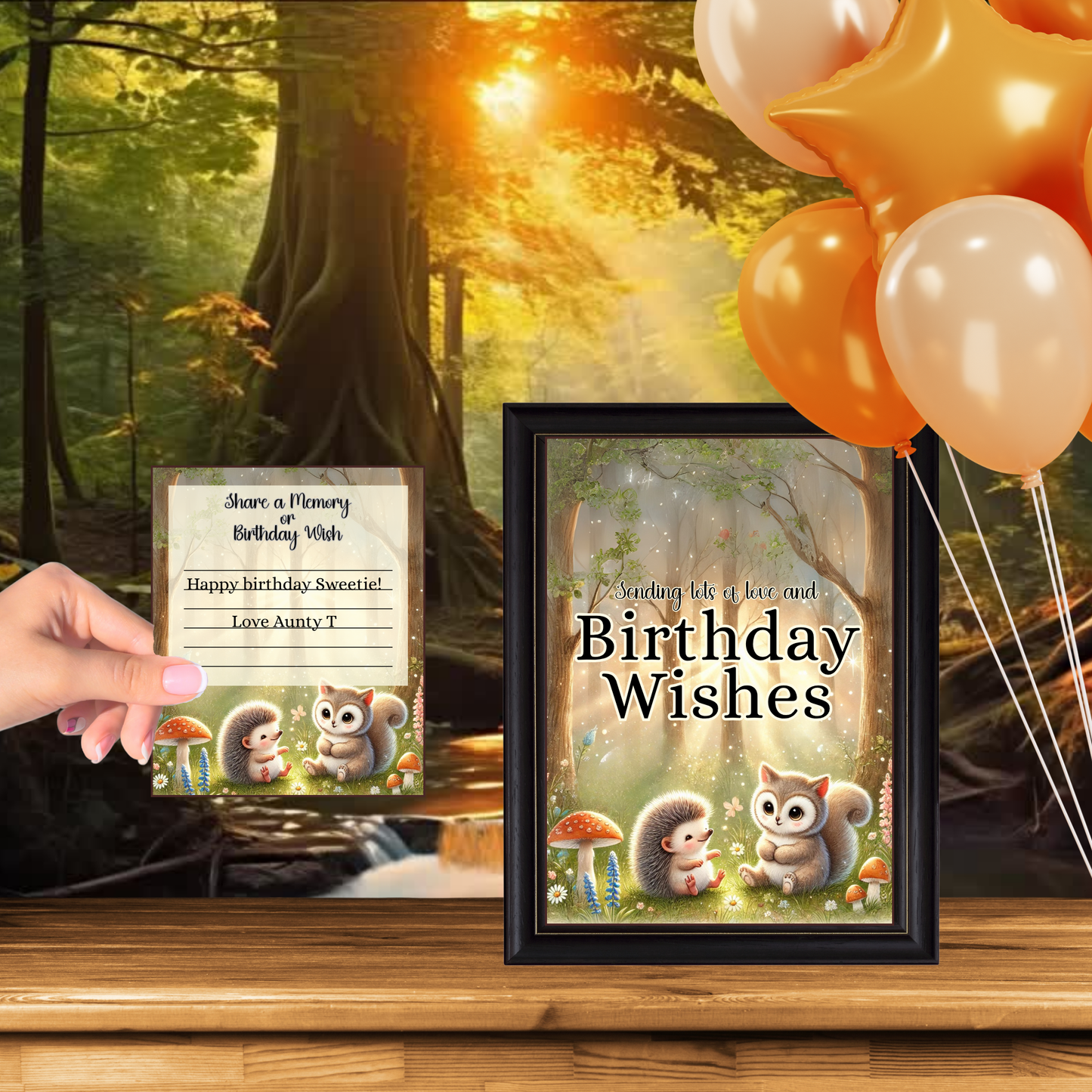 Woodland Animals Birthday Party Pack