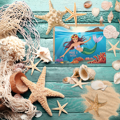 Mermaids of the Blue Birthday Card Set