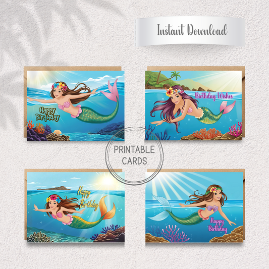 Whispers of the Sea Mermaid Card Set