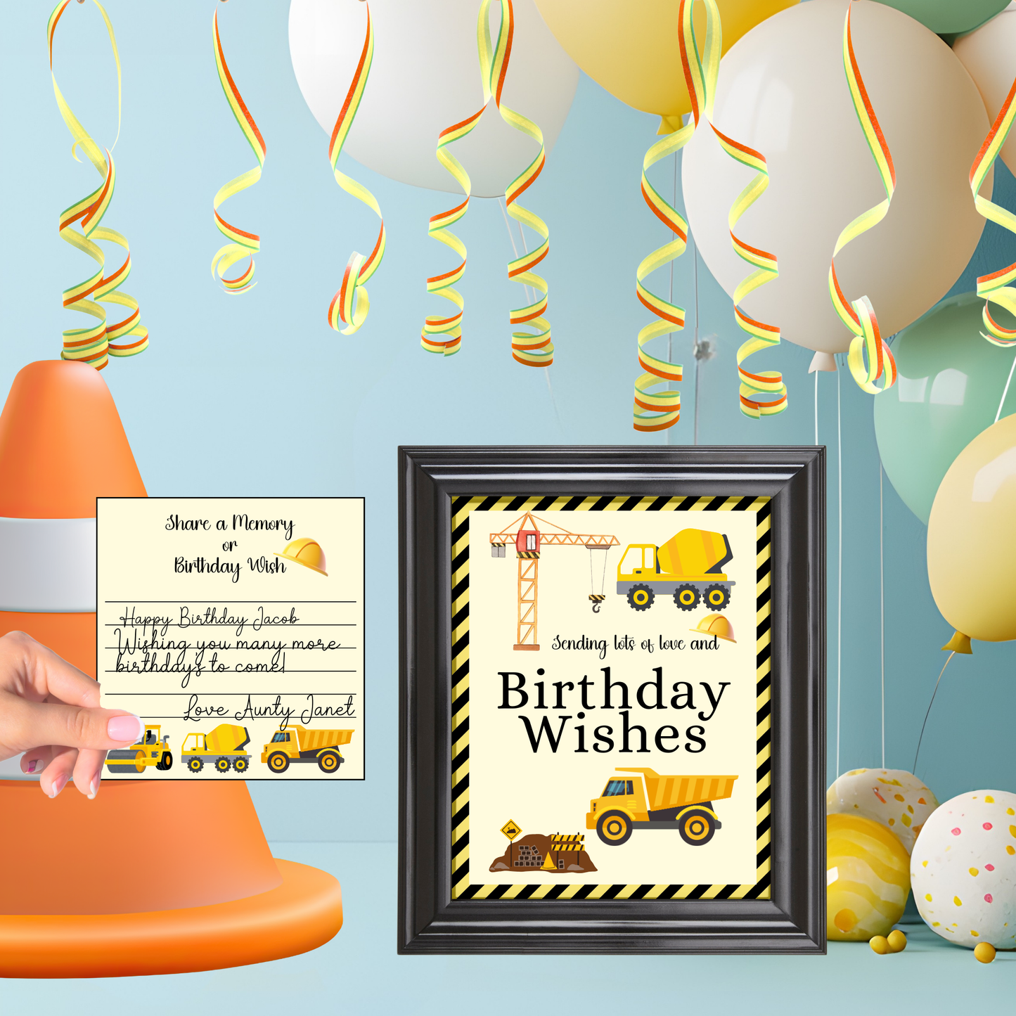 Construction Crew Birthday Party Pack