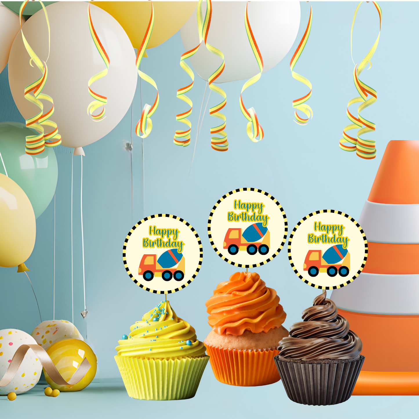 Little Builder Birthday Party Pack