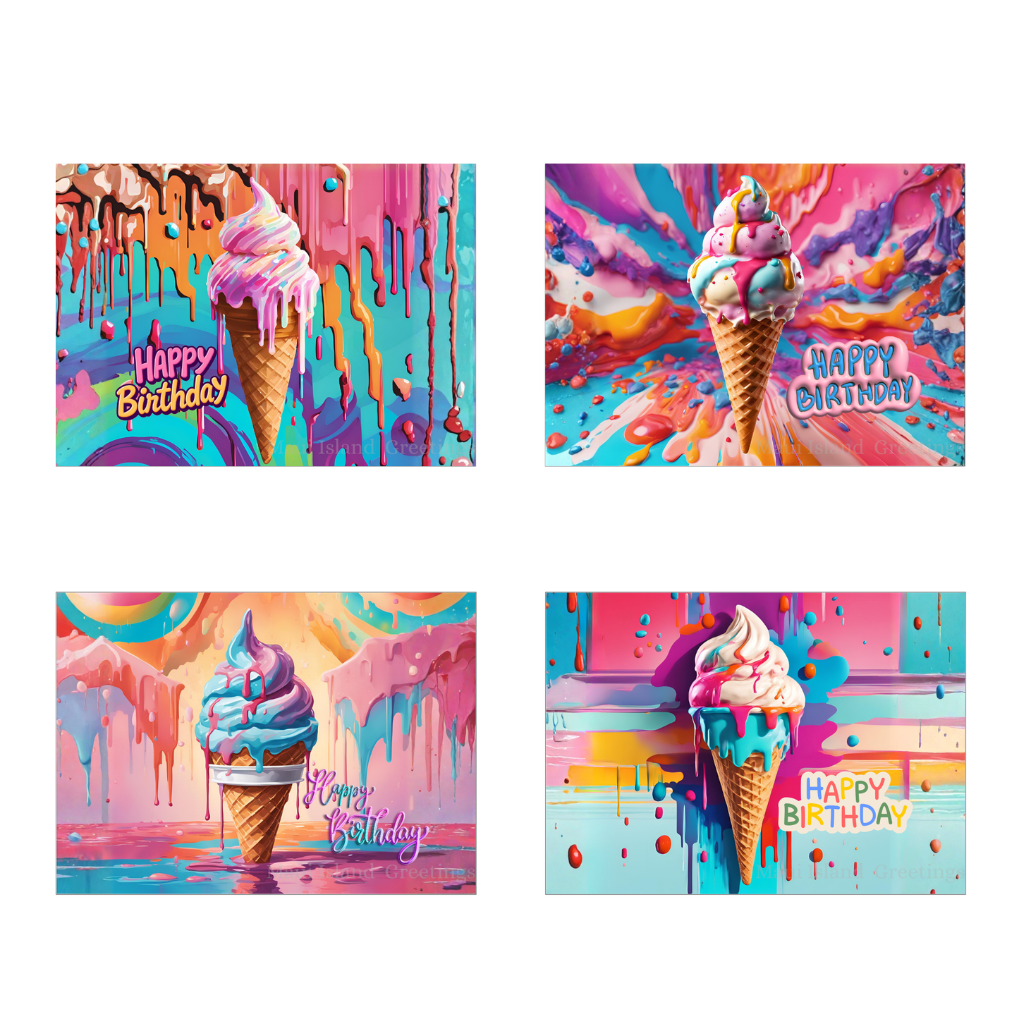 Drip Drop Birthday Bliss Card Set