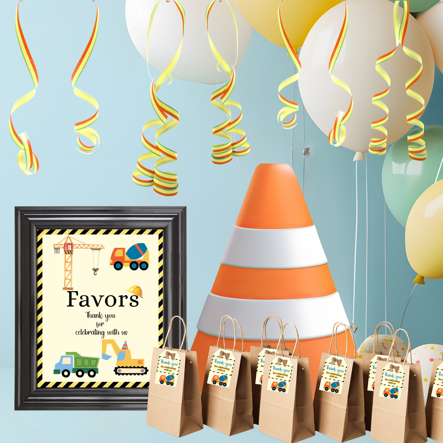 Little Builder Birthday Party Pack