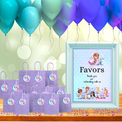 Mermaid Friends Party Pack