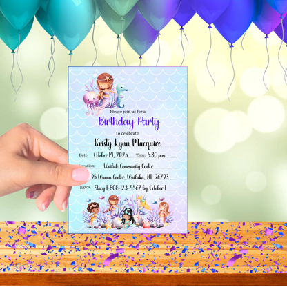 Mermaid Friends Party Pack
