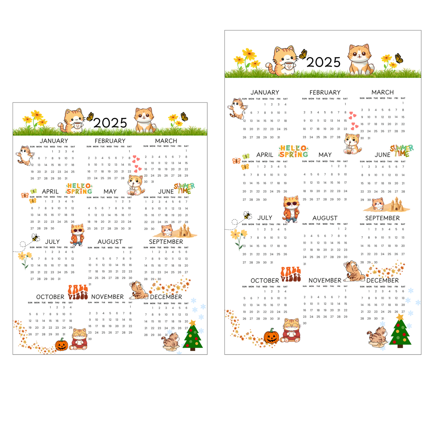 2025 Purfectly Cattitude Calendar Bundle