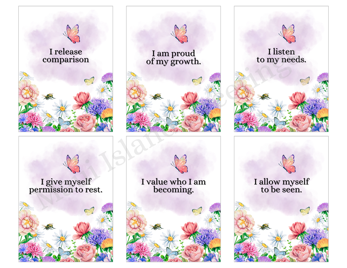 Self-Love & Confidence Affirmation Cards