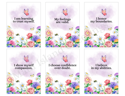 Self-Love & Confidence Affirmation Cards