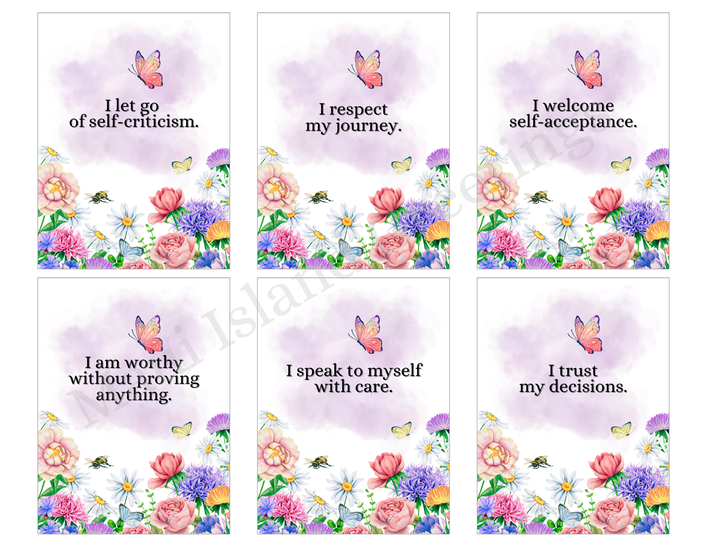 Self-Love & Confidence Affirmation Cards