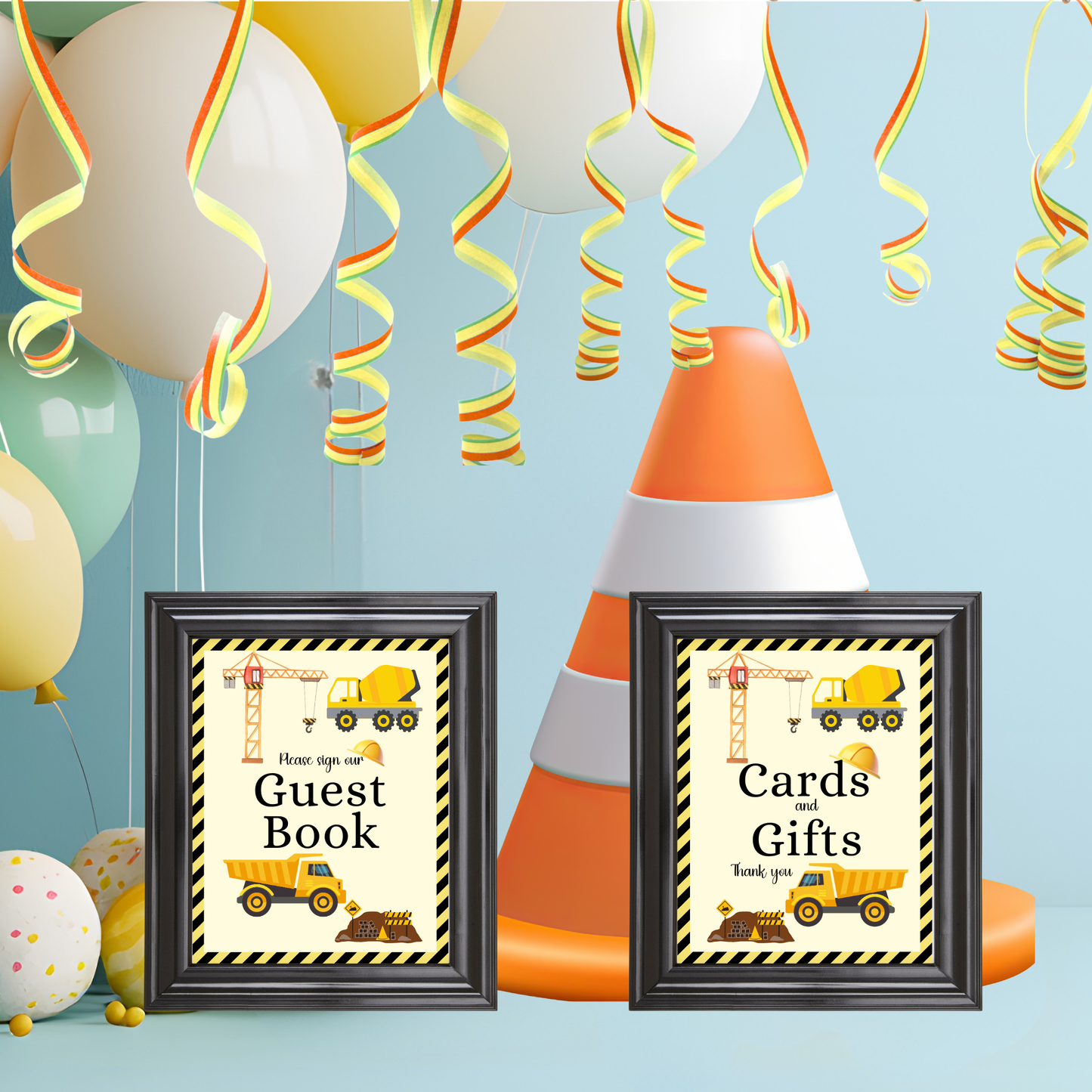 Construction Crew Birthday Party Pack