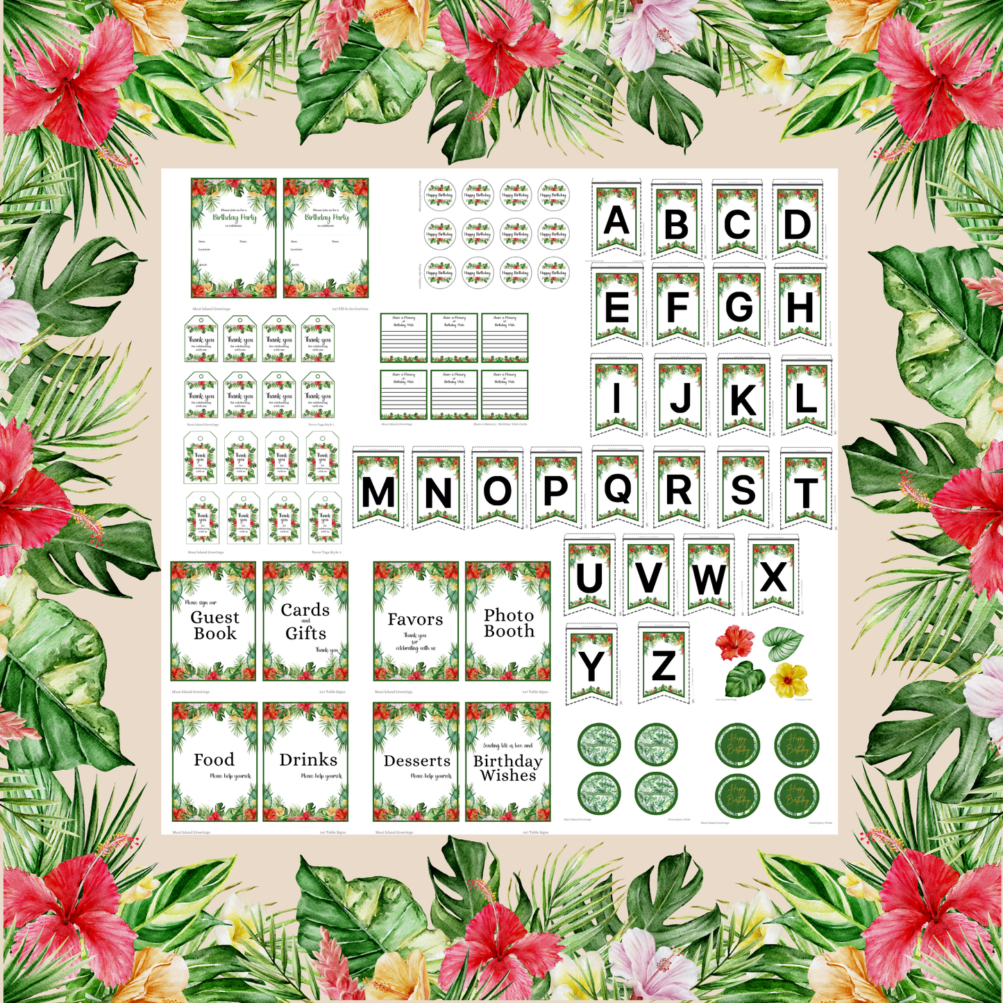 Tropical Party Pack