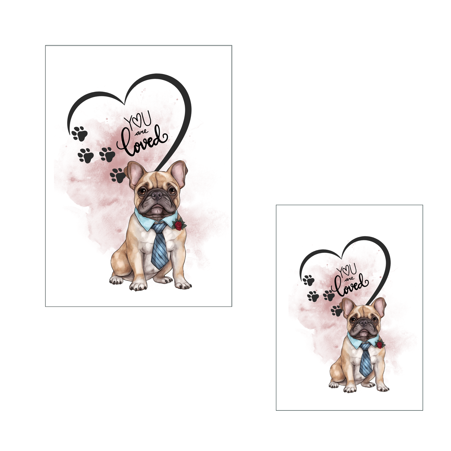 You Are Loved Greeting Card 2pc