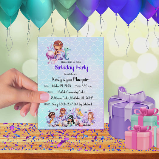 Mermaid Friends Party Pack